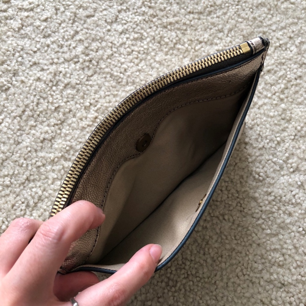 J.Crew Gold Clutch - Picture 4 of 4